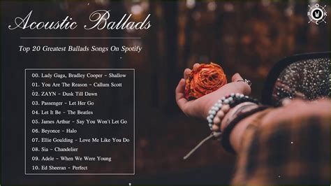 genre ballad|ballad genre songs.